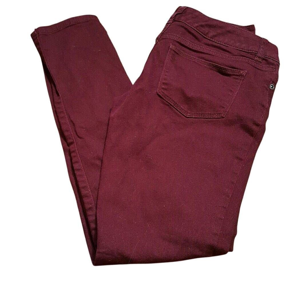 The Limited Denim burgundy jeans 4